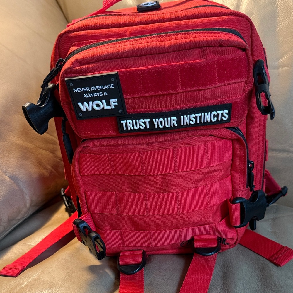 WOLFPAK Red Backpack 9L